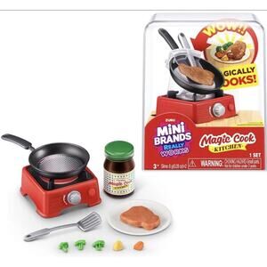 ZURU Mini Brands Really Works Magic Cook Kitchen Steak w Pan NEW